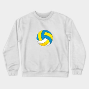 Cartoon Volleyball Ball Crewneck Sweatshirt